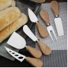 Buy cheap Stainless Steel Wood Handle Cheese Knives Modern Butter Steak Knife And Fork Set from wholesalers
