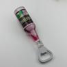 Buy cheap Shinny Gifts Beer Bottle Shape Liquid Bottle Opener with Magnet Promo Gifts from wholesalers