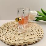 Acceptable Customer's Logo Glass Perfume Bottle with Customized Lid 30ml 50ml