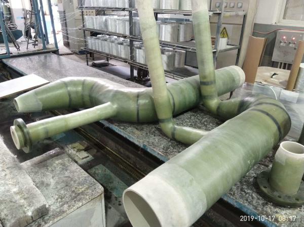 Buy cheap Pressure 50PSI-150PSI FRP Pipe Green Glass Reinforced Pipe from wholesalers