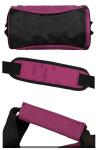Casual Waterproof Nylon Duffel Bags , Pink Women'S Duffel Bag Two Side Pockets