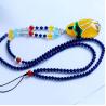 Buy cheap Natural Lapis Lazuli Strand Necklace with Silver Enamel Yellow Chalcedony Pendant(XH057271W) from wholesalers