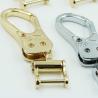Buy cheap Factory supply custom high end gold & nickel color metal car key chain buckles 78 *24.9 mm from wholesalers