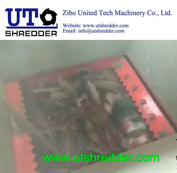 waste wood board /wood box / wood furniture Shredding machine, single shaft
