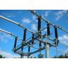 Buy cheap 145kV Outdoor Disconnect Switch Substation Double Side Break Disconnector from wholesalers