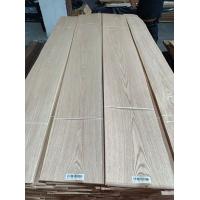 Buy cheap ISO9001 Red Oak Wood Veneer 245cm Flat Cut 12% Moisture Medium Density product