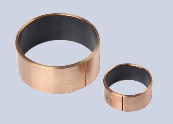 Buy cheap PTFE Metric Sleeve Bearings / Self Lubricating Bronze Bushings from wholesalers
