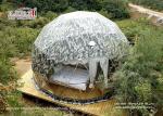 6m Luxury Geodesic Dome Glamping Tent For Farm Hotel