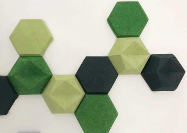 Buy cheap Hexagon Polyester 3D Decorative Sound Absorbing Wall Panels from wholesalers
