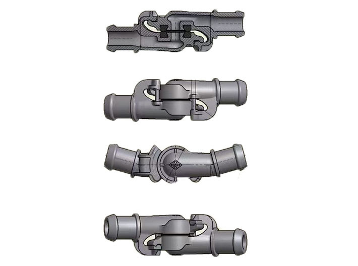 11 Bar Railroad Air Brake Hose Train Air Hose Galvanized Burst Pressure