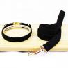 Buy cheap 4 Size Dog Collars And Leashes Luxury Padded Decorative Velvet Customized Logo from wholesalers