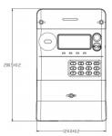 CA168-CS23 STS Prepaid Electricity Meters Nigeria Smart Energy Meter With Keypad