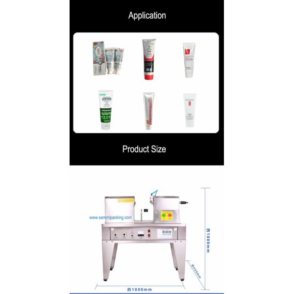 Hot Sale Ultrasonic Tail Toothpaste BB Cream Tube Sealing Machine/Low Cost Soft Tube Sealer for Small Business with CE