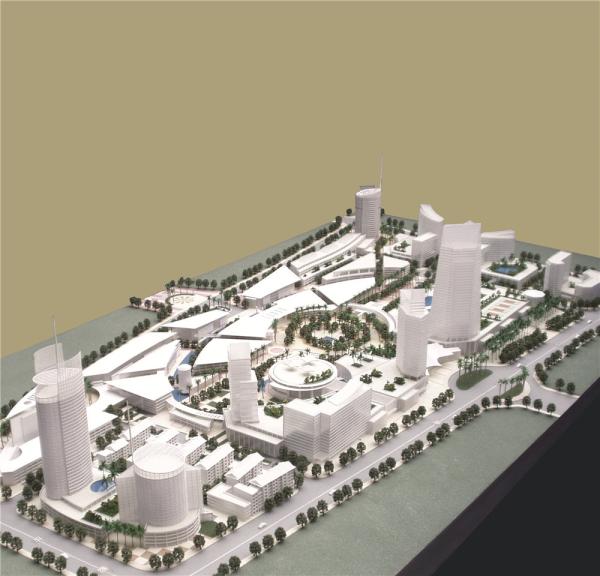 Buy cheap Large Scale City Building Models , White Color City Planning Models 3 * 4M from wholesalers
