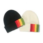 Outdoor White Color Recycle Sustainable RPET Knitted Beanie Adult Size For