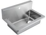Factory Wall Mounted Hung Single Wash Trough Basin Utility Stainless Steel 304
