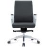 Buy cheap Mid back leather boss office swivel desk chair reclining massage ergonomic office chair with caster wheel from wholesalers
