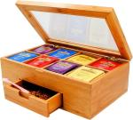 organic bamboo tea box for sale with high quality and competitive price