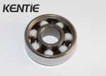 Open Smooth Rotation Full Ceramic Skate Bearings , Light Weigh Skateboard Wheel