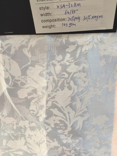Buy cheap polyester/rayon jacquard fabric yarn dyed from wholesalers