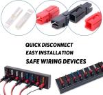Durable 30 Amp Anderson Powerpole Connectors Stainless Steel Plastic Material