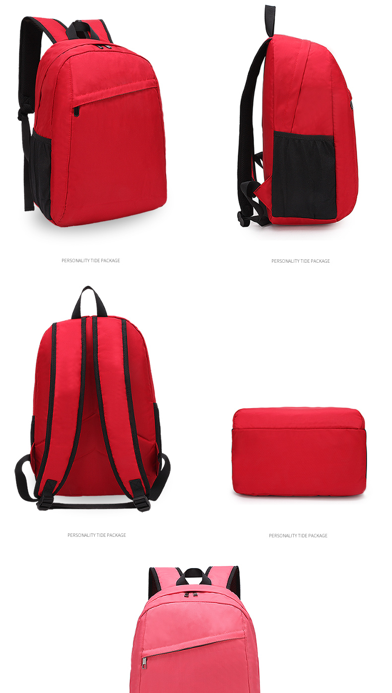 Wholesale custom logo men and women fashion middle school students waterproof backpack for kid school bag
