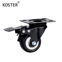 Buy cheap Smooth Rolling Industry Wheel Barrow Black Polyurethane Caster Wheel for Heavy Duty product