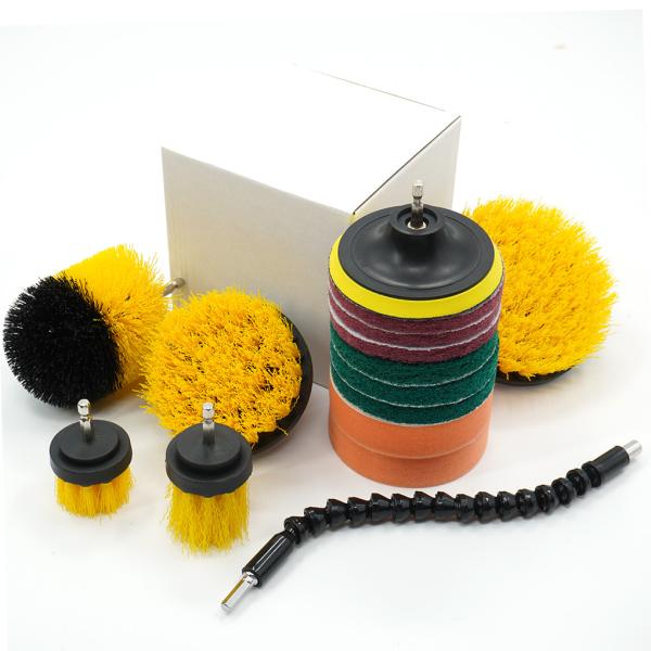 Buy cheap Stiffness Domestic Cleaning 15PC Drill Brush Accessories with Nylon Filament from wholesalers
