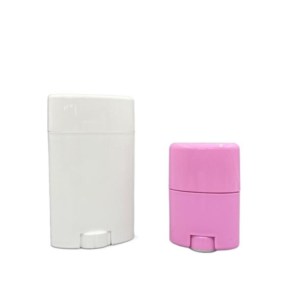 Buy cheap Oval Empty Empty Roll On Deodorant Bottles Twist Up PP 15g 40g odorless from wholesalers