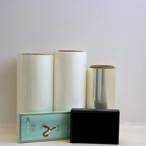 Buy cheap Transparent Plain Clear Hot Stamping Film BOPET Films For Food Commodity Packaging from wholesalers