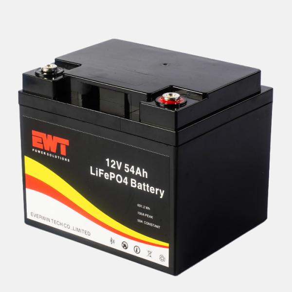 Buy cheap Commercial LiFePO4 Storage Battery 12.8V 54Ah Lithium Battery from wholesalers