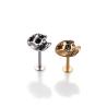 Buy cheap Surgical Steel Skull Cartilage Earring tragus helix piercing labret piercing cool skull lip piercing rings from wholesalers