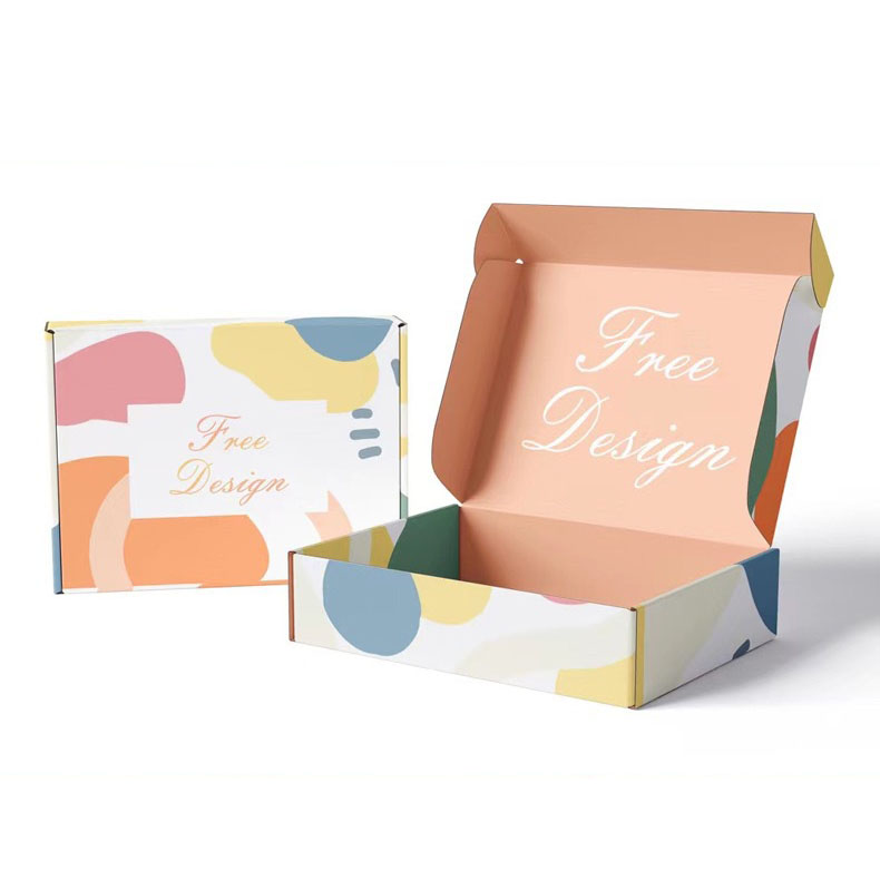 Folding Kraft Paper Airplane Box E Corrugated Packaging Paper Box for Custom Order