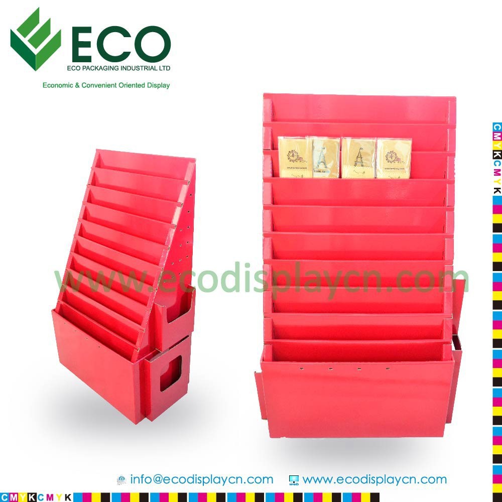 Cardboard Counter Top Display, Christmas Greeting Card Display Stands