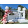 Buy cheap Wedding Party Decorative Trampoline Inflatable White Bounce House Support Customization from wholesalers