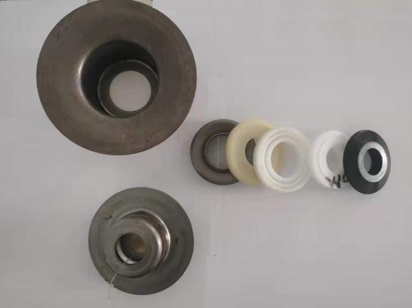Buy cheap Stamped Mining Idler Conveyor Roller Bearing Flange Steel from wholesalers