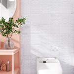 Stunning White Ceramic Rustic Tiles 20x20cm For Balcony And Eco-Friendly Wall
