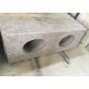 Buy cheap Double Sink Granite Bathroom Vanity Tops / Natrual Granite Stone Top from wholesalers