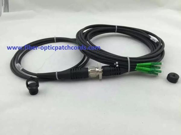 Buy cheap ODC To LC/APC 4core Fiber Optic Patch Cord , Outdoor Waterproof Single Mode Fiber Optic Cable ODC-LC 4fiber from wholesalers