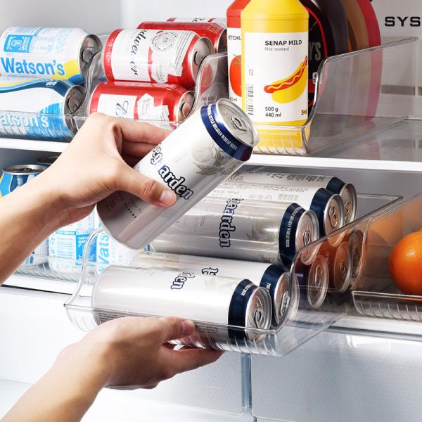 Buy cheap Transparent Fridge Organiser Boxes 37x11cm Plastic Kitchen Organizer from wholesalers