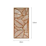 Corten Steel Outdoor Decorative Metal Privacy Screens Prerusted Polished