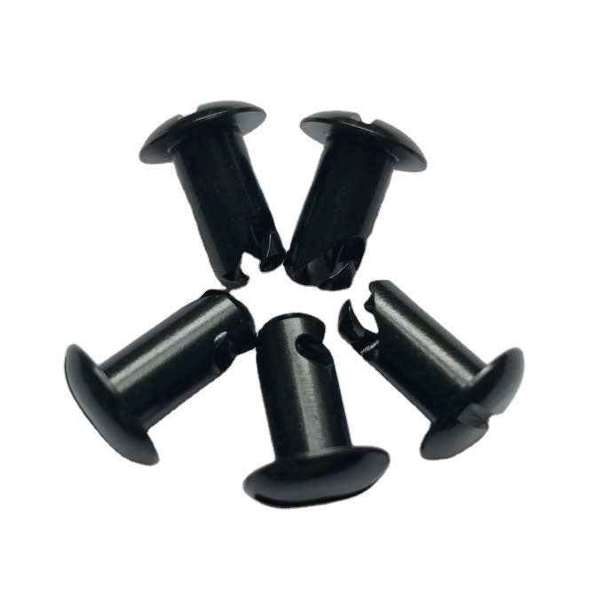 Black Aluminum Sprint Car DZUS Fasteners 5/16 x 0.500 Inch Quarter Turn DZUS Button for Race Car Part Replacement