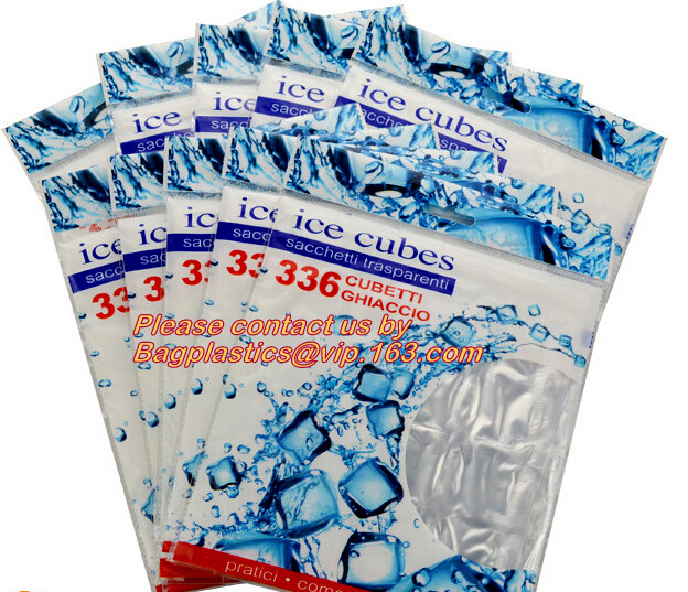 Non Toxic High Quality plastic Disposable PE Ice Cube Bag, Food Grade Safety Disposable Plastic Ice Cube Bag for Making