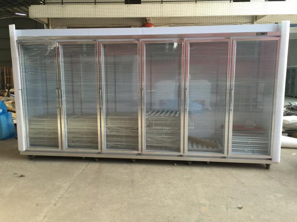 Buy cheap 6 Glass Door Commercial Display Refrigerator 380V 3200L Durable from wholesalers