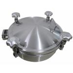 Sanitary Non Pressure Oval Manhole Cover in Stainless Steel with Equal