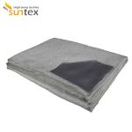 High Temperature Resistance Graphite Coated Fiberglass Cloth For Splash