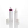 Buy cheap 120ml 150ml Cylindrical Cosmetic Lotion Bottle Purple Pump from wholesalers