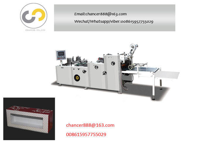 Napkins paper box window patching machine, automatic box pasting machine