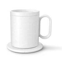 Buy cheap 55 Degree Coffee Mug Warmer With Wireless Charger ABS Ceramics 8 Hours Work product