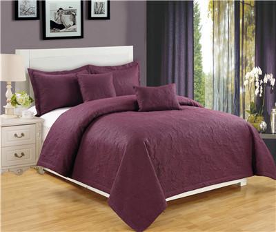 Buy cheap Solid Quilts Royal 5pcs Embossed Quilt Set Ultrasonic Quilts Soft Microfiber Fabric from wholesalers